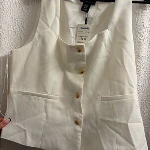 Sincerely Jules White Button-Down Top